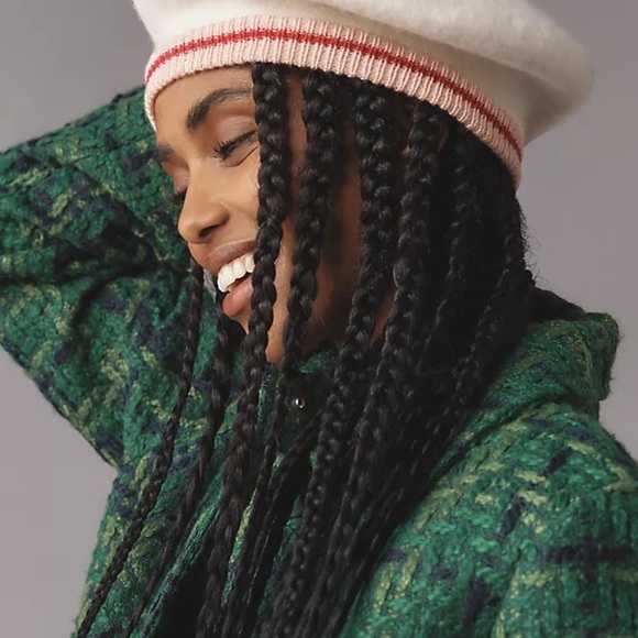 Anthropologie Varsity Striped Beret New main image 4